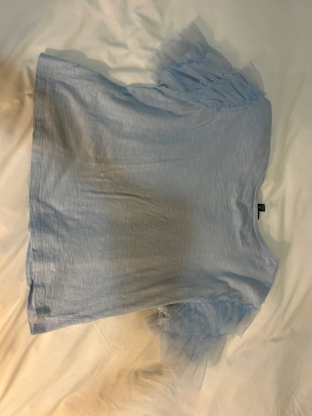 Anthropologie short sleeve tulle t-shirt - Picture 5 of 5